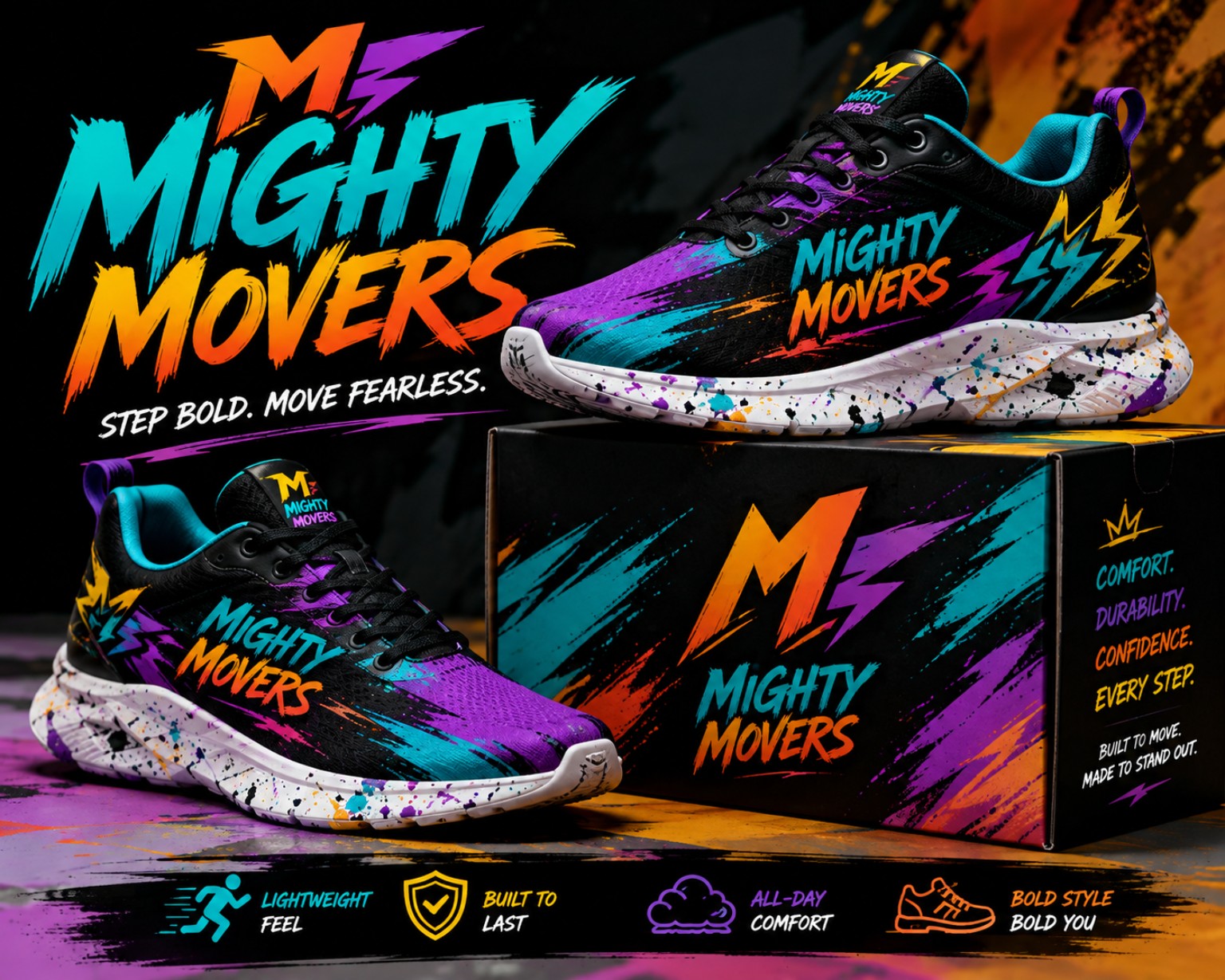 Shoe mock-up designs